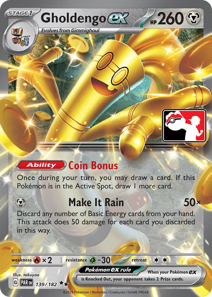 Paradox Rift Gholdengo Ex [Prize-Pack] Pokémon card